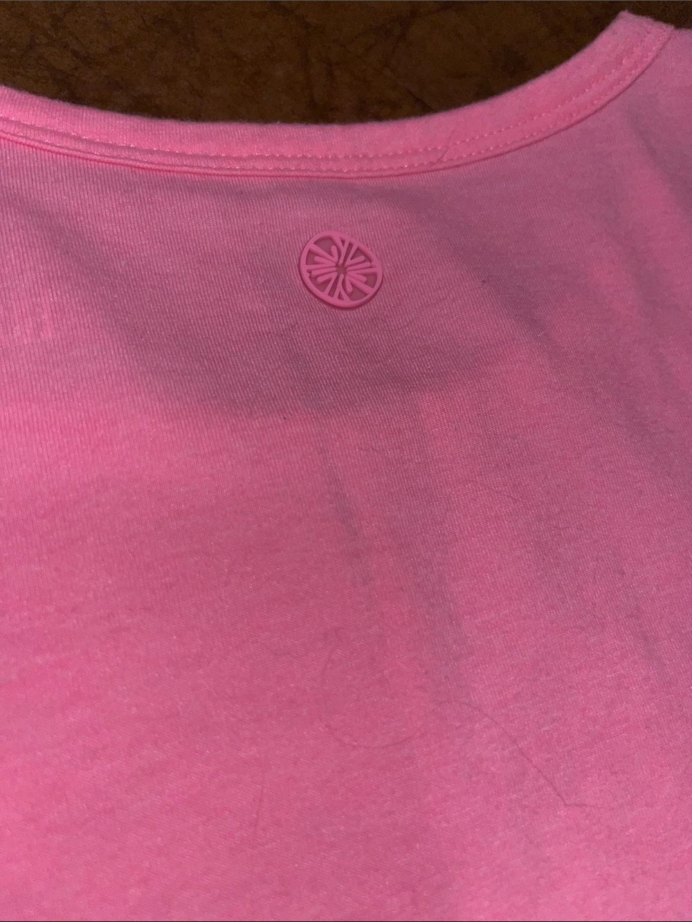 Lilly Pulitzer Pink Long-Sleeve Twist Hem Tee Sz XS - Picture 5 of 5